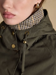 Joules Rainmore Khaki Button Through Waterproof Coat