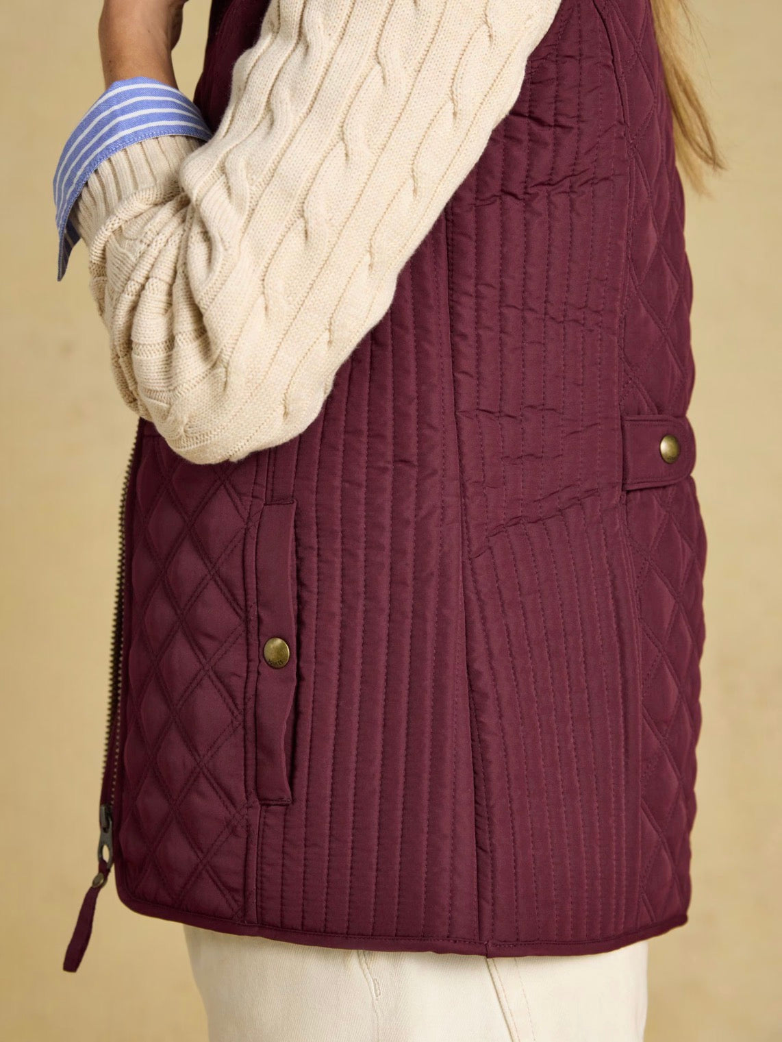 Joules Minx Port Diamond Quilted Gilet
