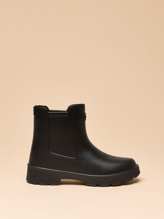 Joules Raindance Black Lightweight EVA Ankle Wellies