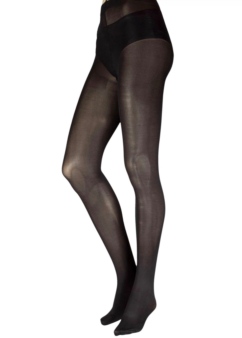 Elle Women’s 80 Denier Opaque Tights Black 2-Pack