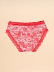 Joules Pink Riviera Toile Knickers