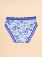 Joules Blue Riviera Toile Knickers