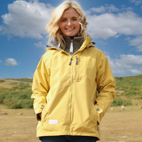 LadiesShort Waterproof Jacket in Heather by Lazy Jacks