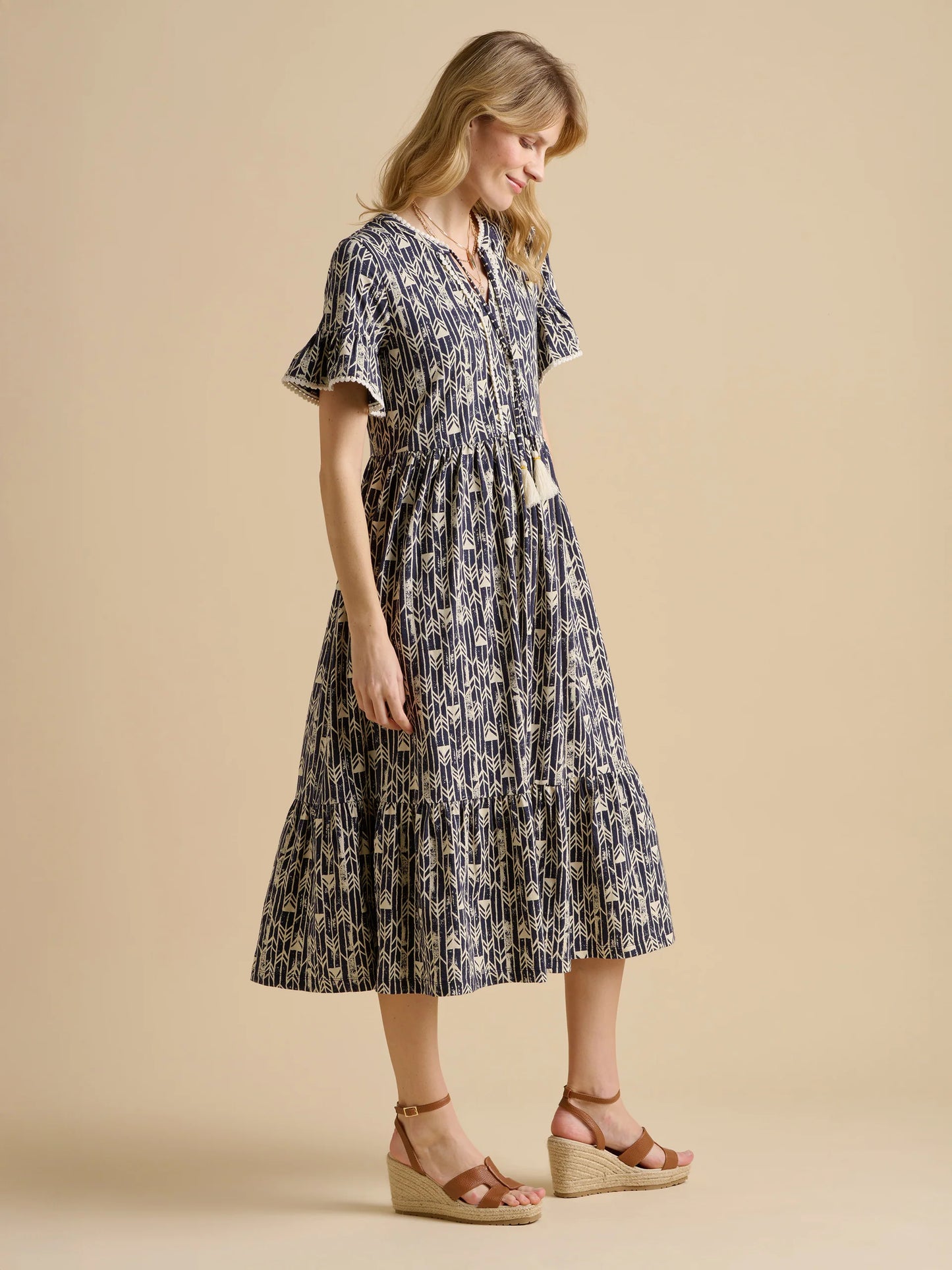 Arrows Midi Dress