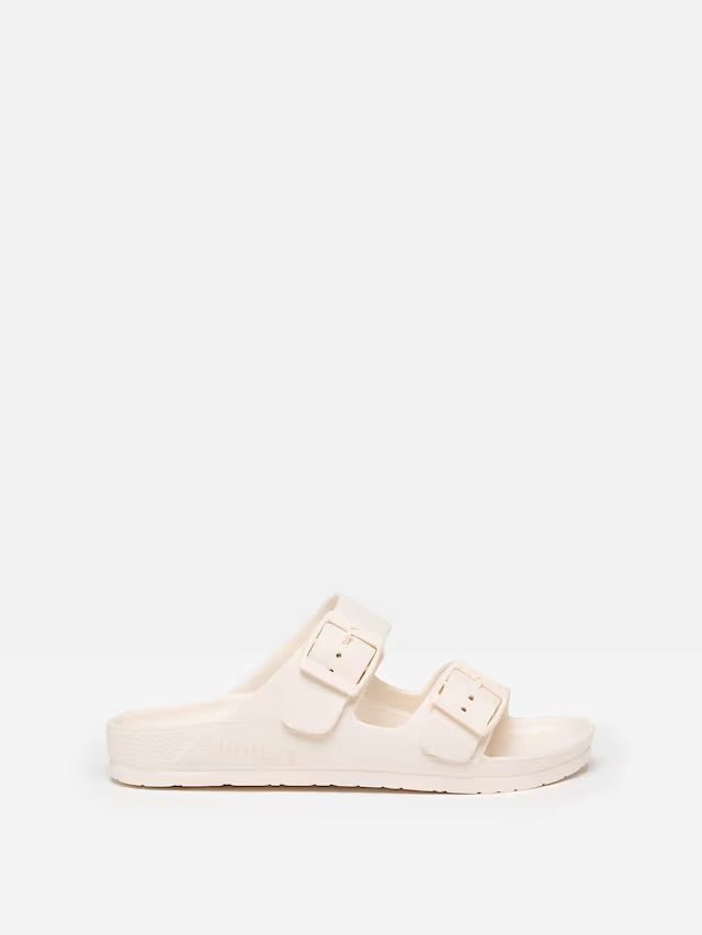 Sunseeker White EVA Sliders by Joules