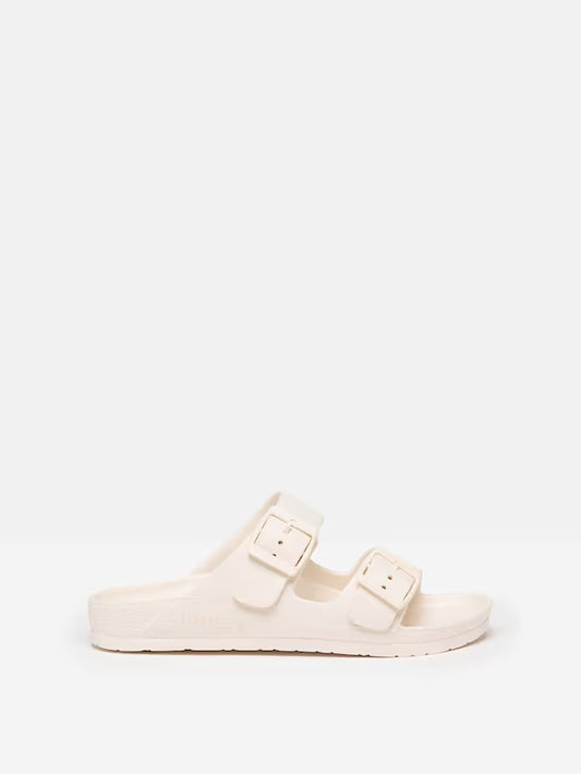 Sunseeker White EVA Sliders by Joules