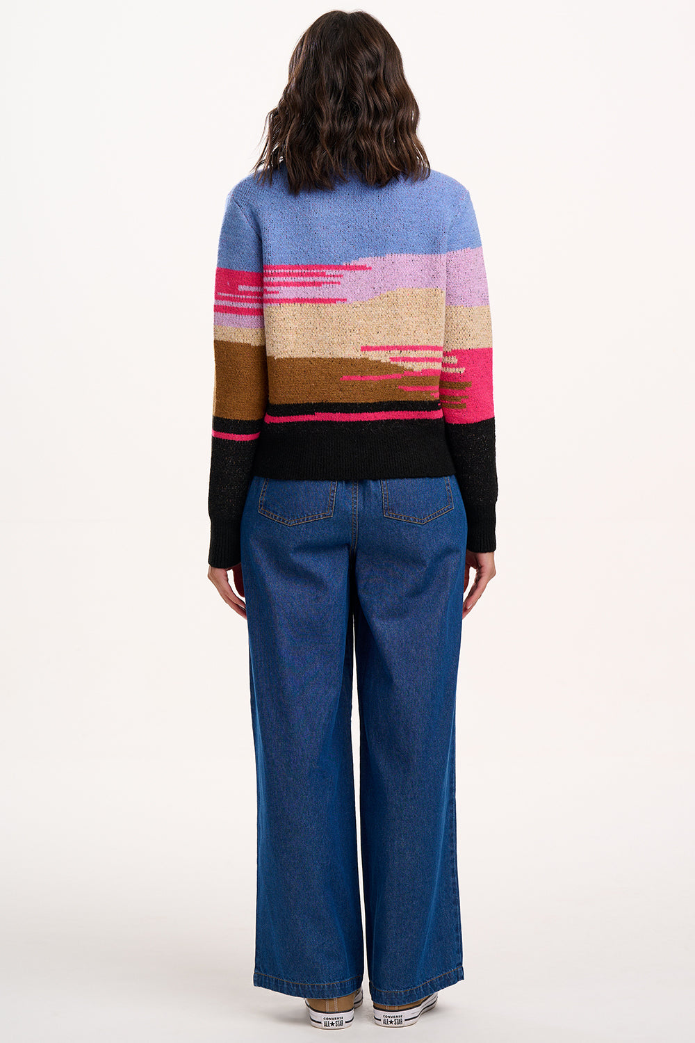 Sugarhill Asher Jumper with Abstract Landscape