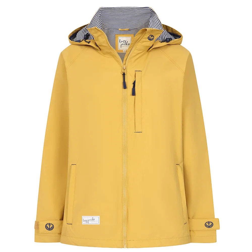 LadiesShort Waterproof Jacket in Heather by Lazy Jacks