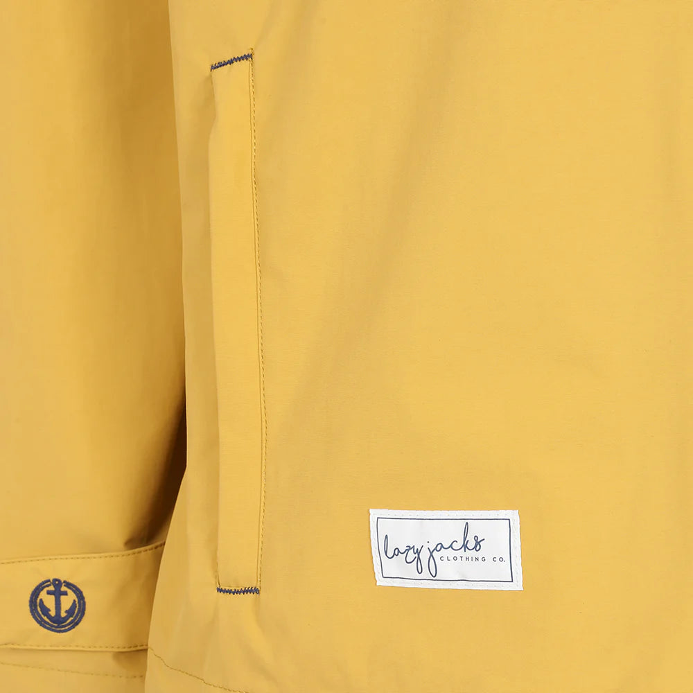 LadiesShort Waterproof Jacket in Heather by Lazy Jacks