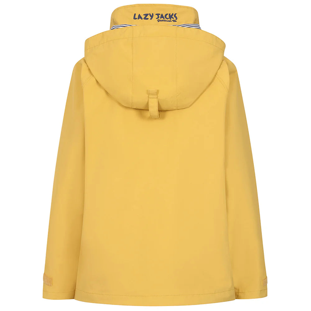 LadiesShort Waterproof Jacket in Heather by Lazy Jacks