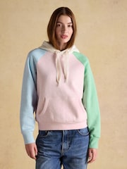Joules Milbourne Colour Block Cotton Blend Hoodie