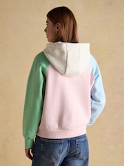Joules Milbourne Colour Block Cotton Blend Hoodie