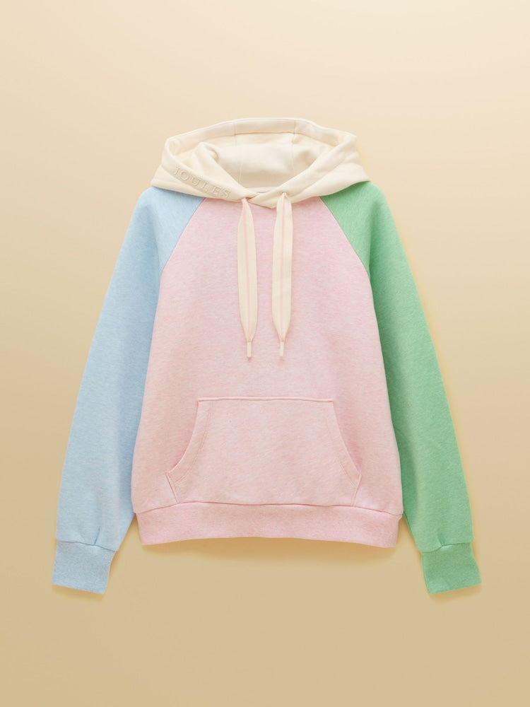 Joules Milbourne Colour Block Cotton Blend Hoodie