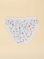 Joules Cream Party Dogs Knickers