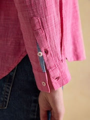 Joules Ida Pink Long Sleeved Cotton Shirt